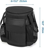 Sac de rangement pour accessoires de baseball et de softball Dowsen DS-B2503262, vente chaude, pour sports de plein air, avec poche pour tableau de scores