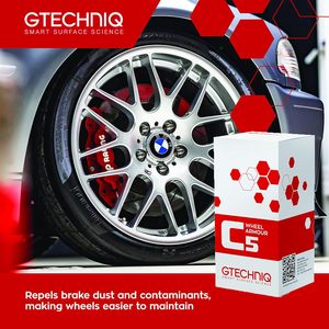 Sellador de Ruedas Gtechniq de Larga Duración C5 Wheel Armour 30ml, Dióxido de Silicio para Autos con Superficies Pintadas, Protección de 10 Años - Product Image 4