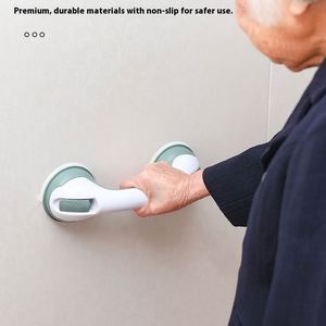 Poignée de sécurité pour salle de bain pour enfants et personnes âgées, accoudoir en plastique robuste sans perçage avec ventouse puissante, poignée de toilette transfrontalière - Product Image 3