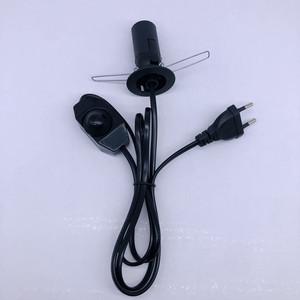 Portalámparas <span class=keywords><strong>E27</strong></span> con interruptor regulador de intensidad, cable de alimentación integrado y accesorios de atenuación para lámparas de sal - Product Image 5