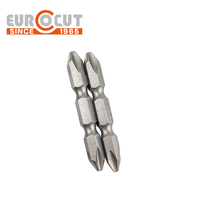 EUROCUT S2 Matériau Embouts Phillips à double extrémité PH2 Tournevis magnétique Foret