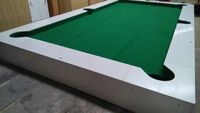 Mesa de billar inflable de garantía de calidad portátil, mesa de billar de madera con logotipo personalizable