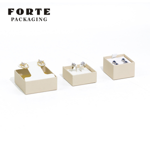 กล่องเครื่องประดับทองคำหรูหราสไตล์ยุโรป FORTE ทำมือจากกำมะหยี่ สำหรับแหวนและสร้อยคอ พร้อมบรรจุภัณฑ์เคลือบสีทองพรีเมียม กล่องเครื่องประดับชั้นนำ - Product Image 2