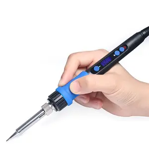 LCD Digital Display Adjustable Temperature Electric Soldering Iron Tools Wood Burning Kits