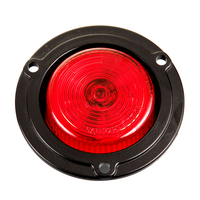 Feu de position et de gabarit rond à LED de 2 pouces, à montage sur bride, pour camion et remorque, conforme aux normes DOT/FMVSS108/SAE