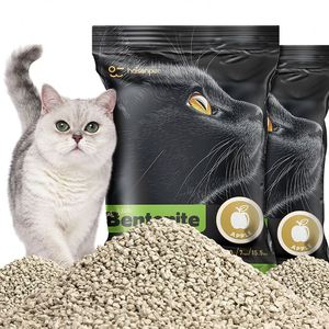 Arena para Gatos de Bentonita Triturada de Alta Calidad, Fuerte Aglutinación, Bajo Polvo, Control de Olores, Múltiples Aromas Opcionales - Product Image 1
