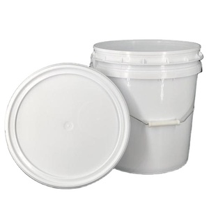 Customized Size Colors And Labels 5 Gallon Plastic Paint Buckets Wholesale