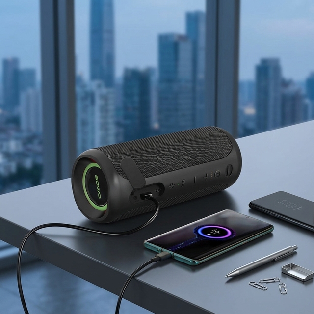 Wireless Speaker Portable Loud with Built in Subwoofer Extra Bass IP67 Waterproof Dustproof Colorful Lights Wholesale