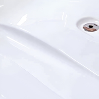 Nouvelle baignoire de massage rectangulaire autoportante pour intérieur, sexy et tendance, avec robinet inclus