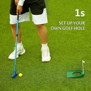 Offre Spéciale : Ensemble de Putters de Golf pour Enfants, Logo Personnalisé, Putter Rétractable Bidirectionnel en Acier, Gaucher avec Poignée en Caoutchouc pour Adultes/Enfants - Product Image 6