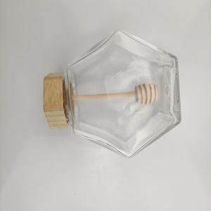 Best Selling High Borosilicate Glass Container <b>Honey</b> Jar clear Glass Food Storage Jar and Bottle with Airtight Bamboo Lid - Product Image 6