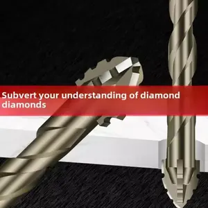 Wholesale Four-<b>Edged</b> Serrations Drill Bit Set Drilling <b>Tools</b> for Glass Tile and Concrete 6/8/10/12mm Multifunction - Product Image 6