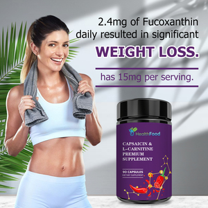 Cápsulas de Alta Absorción para Quemar Grasa, Controlan los Antojos, Mejoran la Resistencia, Capsaicina, L-Carnitina, Suplemento Premium - Product Image 5