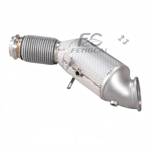 Tubo de Escape Aislado de Acero Inoxidable para BMW Serie 3 F30 F35 316i/ 318i/ 320i/ 328i/ 330i B48 N20 con Catalizador - Product Image 4