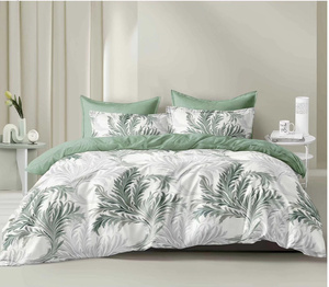 Phong cách hiện đại 100% polyester in <span class=keywords><strong>Comforter</strong></span> thiết lập bao gồm Duvet cover và gối cho nữ hoàng hoặc Vua Kích thước dệt kỹ thuật - Product Image 4