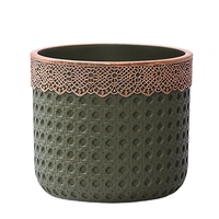 Pots décoratifs en ciment de jardin pour bureau intérieur, pots en béton pour fleurs, cactus, plantes succulentes