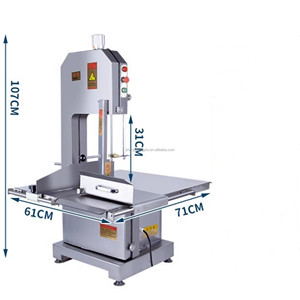 Fully Automatic Commercial Desktop <b>Bone</b> <b>Sawing</b> Machine for Bar <b>Bone</b> Frozen Meat Rib Cutting with Core Motor Component - Product Image 2