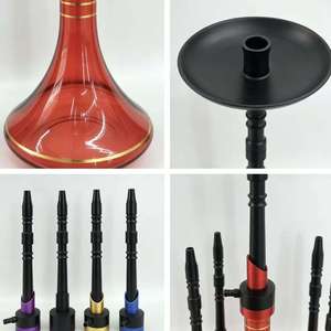70cm Replaceable Stem <b>Hookah</b> Modern Shisha <b>Pipe</b> Twist Shaft Aluminum Alloy Smoking Set - Product Image 4