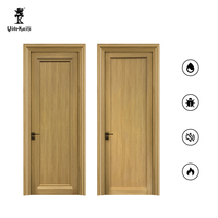 Porte intérieure de chambre à coucher moderne, imperméable et ignifuge, prix usine, pour maison et villa Qide
