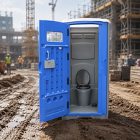Toilettes publiques extérieures polyvalentes, toilettes portables, toilettes mobiles, toilettes de chantier pour parc, festival, camping, construction, en HDPE