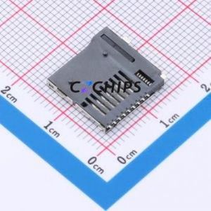 TF-115Y-BCP9 SD Card / Memory Card Connector SMD Connector Self-Return Type MicroSD Card (TF Card) Card Holder 1.8mm - Product Image 2