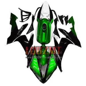 Kit de carrocería OEM para YAMAHA 2004 YZF1000 YZF <span class=keywords><strong>R1</strong></span> R 1 YZFR1 04 05 06 165No.26, 2005, <span class=keywords><strong>2006</strong></span>, inyección de metal verde <span class=keywords><strong>carenado</strong></span> - Product Image 1