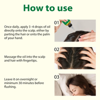 Vente chaude huile de Batana africaine pour la croissance des cheveux réparation dommages cheveux Batana huile Nutrafol femmes équilibre suppléments de croissance des cheveux