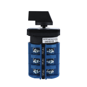 MUTAI 1-0-<span class=keywords><strong>2</strong></span> 63A 6 polos Pin 3 fases 3 vías 3 posiciones selector giratorio cambio sobre interruptor de leva fabricante - Product Image 2