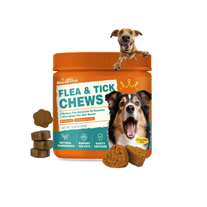 Compléments alimentaires pour chiens contre les puces et les tiques, à base d'huile <span class=keywords><strong>de</strong></span> coco et d'ail riches en protéines, personnalisables en gros, pour soutenir l'immunité, sous forme <span class=keywords><strong>de</strong></span> friandises à mâcher souples - Product Image 2