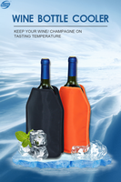 Manchon isotherme portable en PVC pour bouteille de vin, idéal pour les fêtes en extérieur – Fournisseur direct d'usine