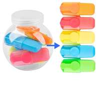 Mini Marcadores Resaltadores de Colores para Estudiantes, para Marcar y Resaltar Contenido Clave en Libros y Trabajos