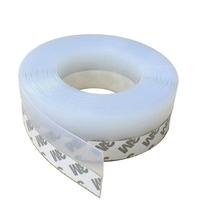 Bande d'étanchéité en silicone insonorisante, bande d'étanchéité contre les courants d'air, isolation, bande d'étanchéité pour porte et fenêtre, longueur personnalisable, durable
