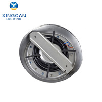 Luces LED Sumergibles para Piscina de Acero Inoxidable IP68, 24V RGB, Iluminación Subacuática para Piscina, 6W 9W 12W 18W, Luz Blanca Cálida RGB