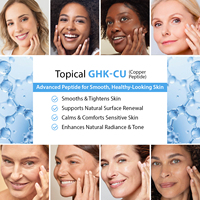 Crème hydratante visage au suif fouetté et au miel GHK-Cu 60g, enrichie en peptides de cuivre bleus, pour soins de la peau, marque distributeur