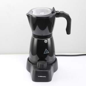 <span class=keywords><strong>Moka</strong></span>-cafetera eléctrica con temporizador, máquina de café de aluminio con apagado automático, OEM - Product Image 2