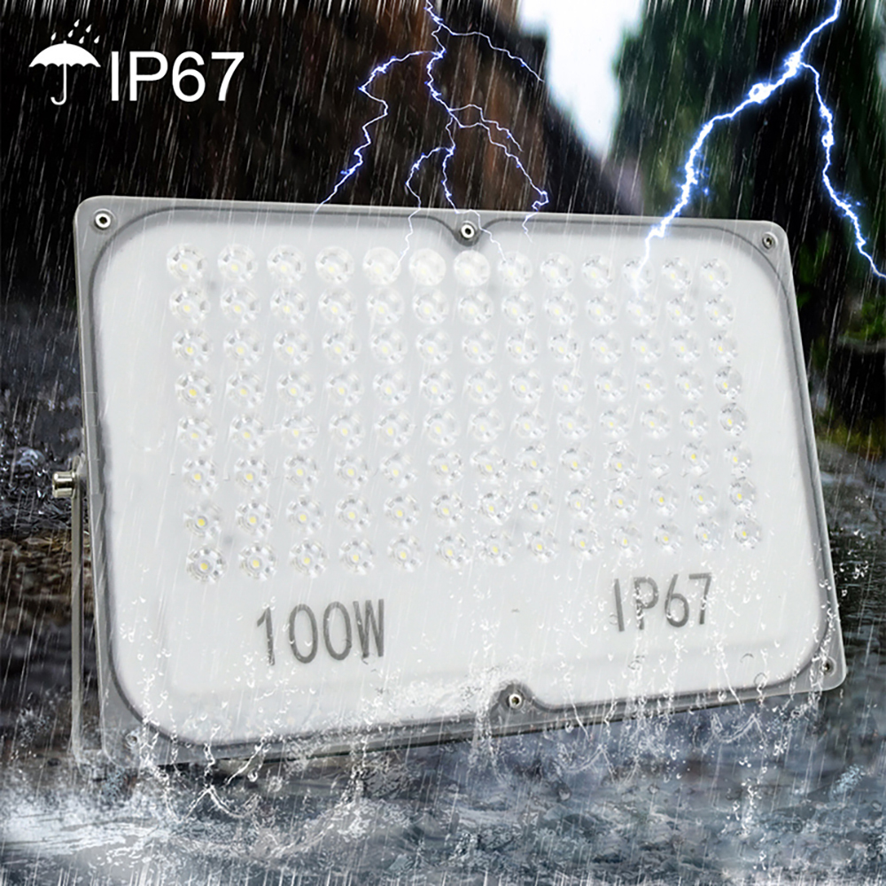 Factory Price 220V IP67 30-200W Zhongshan Football Tennis Led Rechargeable Ac White Flood Work Lights