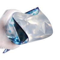 Op maat gemaakte bedrukte cosmetische gezichtsmasker plastic verpakking zakje aluminiumfolie driezijdig afsluitbare foliezak