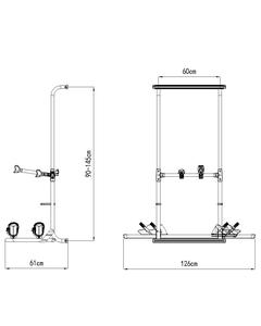 <span class=keywords><strong>Porte</strong></span>-vélos rétractable en alliage d'aluminium bon marché pour <span class=keywords><strong>camping</strong></span>-<span class=keywords><strong>car</strong></span>, <span class=keywords><strong>porte</strong></span>-vélos, pièces d'extérieur pour <span class=keywords><strong>camping</strong></span>-cars, vente en gros - Product Image 2