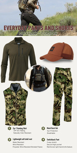 Tùy Chỉnh Ấm Lông Cừu Vải Ngụy Trang Người Đàn Ông Săn Bắn Quần Áo Bán Buôn Săn Bắn Áo Săn Bắn Quần Áo - Product Image 6