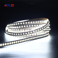Tira de LED 2835 de Alta Eficiencia, DC24V, 2220m/M, 180lm/W, 12.8W/M, Voltaje Constante, Luces Inteligentes, 3000K/4000K/5000K/6000K