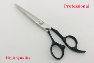 2023 6.0 Inches Tóc Chuyên Nghiệp Cắt Kéo Kéo Cắt Tóc Beauty Salon Đen Xử Lý 440C Thép 9Cr18Co Tóc Mặc Quần Áo Js07 - Product Image 2