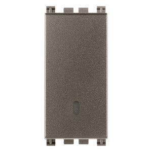 Metal <b>Diverter</b> 1P 16AX Wall Switch 4.1x2.8x5.3cm - Product Image 1