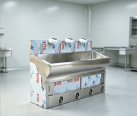 Évier mural hygiénique commercial Hochey Medical pour hôpital, laboratoire ou salle d'opération