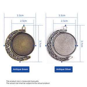 Elegante Base Girevole Portatile e Resistente per Collane, Accessorio in Metallo a Doppia Faccia per Creazioni Fai-da-Te e Punto Croce - Product Image 4