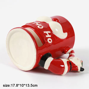Nouveau Design décoration de noël père noël tasse en céramique tasse à lait pour la décoration de la maison de noël - Product Image 2
