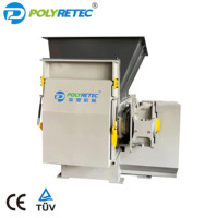 POLYRETEC PP tissé sac LDPE Film arbre unique Broyeur Machine agriculture Film broyeur plastique Machine de recyclage