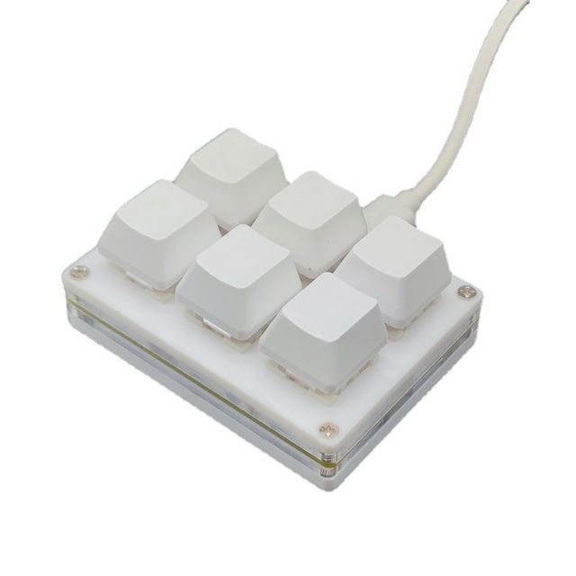 6 Keys Keyboard USB Custom Programmable Macro Keypad One-key Shortcut Keys Mini Mechanical Keyboard Mini Switch