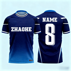 Maillot de football Norvège 2024, version joueur personnalisée, impression par transfert thermique, 100% polyester respirant - Product Image 1