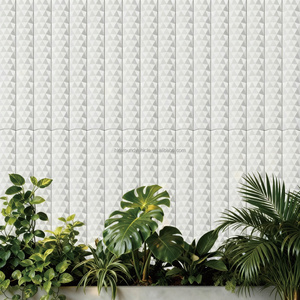 Revestimiento de pared de hormigón 3D, ladrillo decorativo UHPC, impermeable, para pared interior y exterior, SPADE 160*168*17mm - Product Image 3