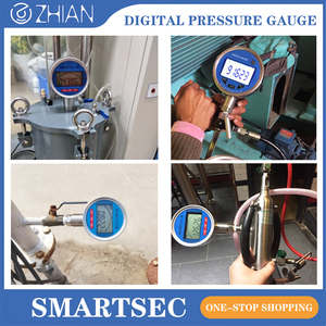 Manomètre hydraulique à affichage LCD, cadran de 60 mm, compteur numérique M20*1.5, précision 0,5 %, cadran de 100 mm, jauge de -0,1 à 100 MPa - Product Image 6